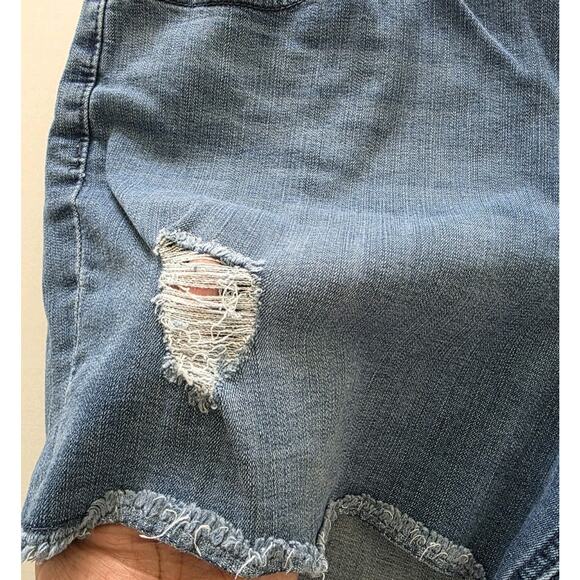 Lane Bryant Women Shorts Blue Distressed Denim Plus Size 22 - Picture 2 of 8